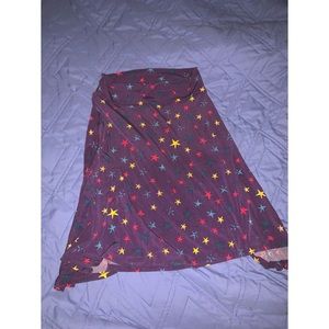 🎀Purple Star Skirt LulaRoe